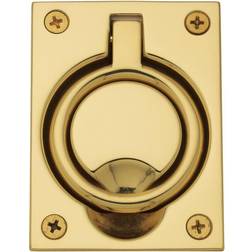 Baldwin 0395 2-1/2 Flush Cabinet Pull Non-Lacquered Hardware Pulls Flush Non-Lacquered