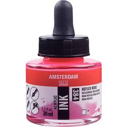 Amsterdam Acrylic Ink Bottle Reflex Rose 30ml