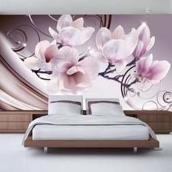 Artgeist Fototapet Meet the Magnolias 200 x 140 cm