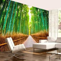 Artgeist Selvklæbende fototapet Bamboo Forest 245 x 175 cm