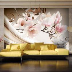 Artgeist Selvklæbende fototapet Waves of Magnolia 392 x 280 cm