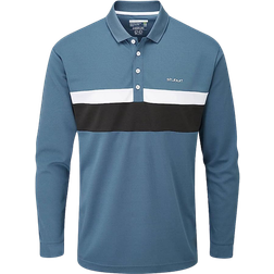 Stuburt Mens Motion Long Sleeve Polo Shirt - Peacock