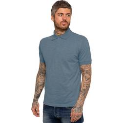 Kruze By Enzo Men's Short Sleeve Polo Shirts - Petrol Blue
