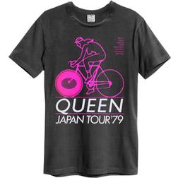 Queen Japan Tour Amplified Vintage Charcoal t Shirt