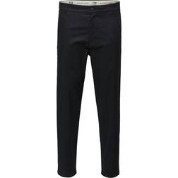 Selected Repton Tapered Chinos - Black