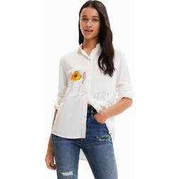 Desigual CAM_Sweet Hamburgo, 1000 White, Dam Blusar