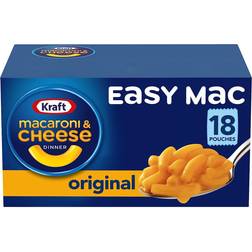 Kraft Easy Mac Original Macaroni & Cheese Microwavable Dinner 38.7oz 18