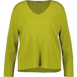 Samoon V-Neck Sweater - Citronella