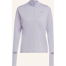 adidas Fast 1/2 Zip Løbetrøje Dame Lilla