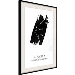 Artgeist Inramad Tavla Zodiac: Aquarius I Poster