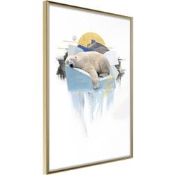 Artgeist Inramad King of the Arctic - 30x45 Poster