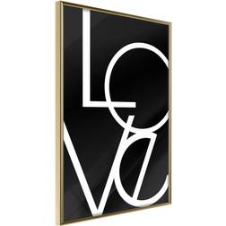 Artgeist Inramad Simply Love 30x45 Poster