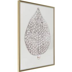 Artgeist Inramad Tavla Leaf-Shaped Poster