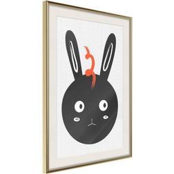 Artgeist Inramad Tavla Surprised Bunny 30x45 Poster