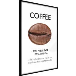 Artgeist Inramad Tavla Coffee I Poster