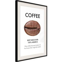 Artgeist Inramad Tavla Coffee I Poster