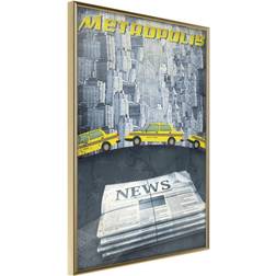 Artgeist Metropolis News Plakat