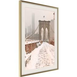 Artgeist Inramad New York 30x45 Guldram Poster