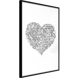 Artgeist Inramad Tavla Fulfillment of Love - 40x60 Poster