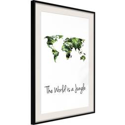 Artgeist Inramad We Live Jungle 20x30 Poster