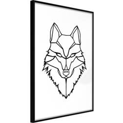 Artgeist Inramad Tavla Wolf Look 30x45 Poster