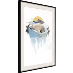 Artgeist Inramad Tavla King of the Arctic 20x30 Poster