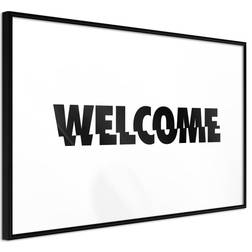 Artgeist Inramad Tavla Welcome 60x40 Poster