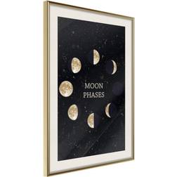 Artgeist Inramad Tavla In the Rhythm of the Moon - 20x30 Guldram Poster