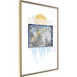 Artgeist Inramad Tavla The Coldest Continent Guldram Poster