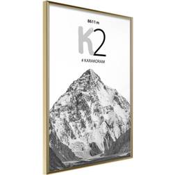 Artgeist Inramad Tavla Peaks of the World: K2 Poster