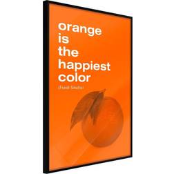 Artgeist Orange Colour Plakat