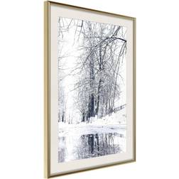 Artgeist Inramad Tavla Snowy Park Poster