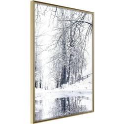 Artgeist Inramad Tavla Snowy Park 30x45 Poster