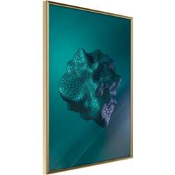 Artgeist Inramad Tavla Sea Fossil Guldram Poster