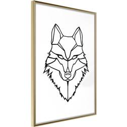 Artgeist Inramad Tavla Wolf Look 30x45 Poster