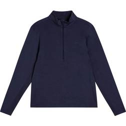 J.Lindeberg Luke Half Zip Herre Pullover Navy Melange