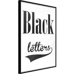 Artgeist Black Lettering Plakat