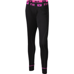 FXR Lange Underbukser Vapour Dame, Sort/Pink