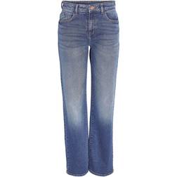 Noisy May Nmyolanda Nw Wide Jeans - Medium Blue