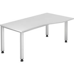 Hammerbacher HAMMERBACHER QS18 höhenverstellbarer Trapezform Schreibtisch