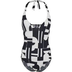 Esprit Neckholder-Bikinitop mit Retro-Print