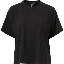 Pieces Topp pcKylie SS Oversized Tee Svart