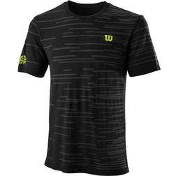 Wilson Chaos Rapide Seamless Crew T-shirt Svart