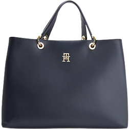 Tommy Hilfiger Chic Monogram Satchel - Space Blue