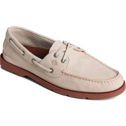 Sperry men's leeward 2-eye bone white