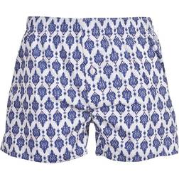 Hanro Boxershorts Mit Karomuster Fancy Woven Boxer - Marine
