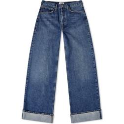 Agolde Dame Wide Leg Turn Up Jean