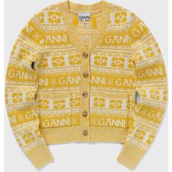 Ganni Jumper Woman colour Yellow