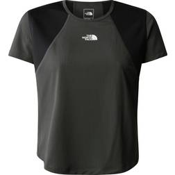 The North Face Women's Lightbright Short Sleeve Tee - Asphalt Grey/TNF Black