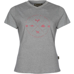 Pinewood Damen T-Shirt Finnveden Trail Grau